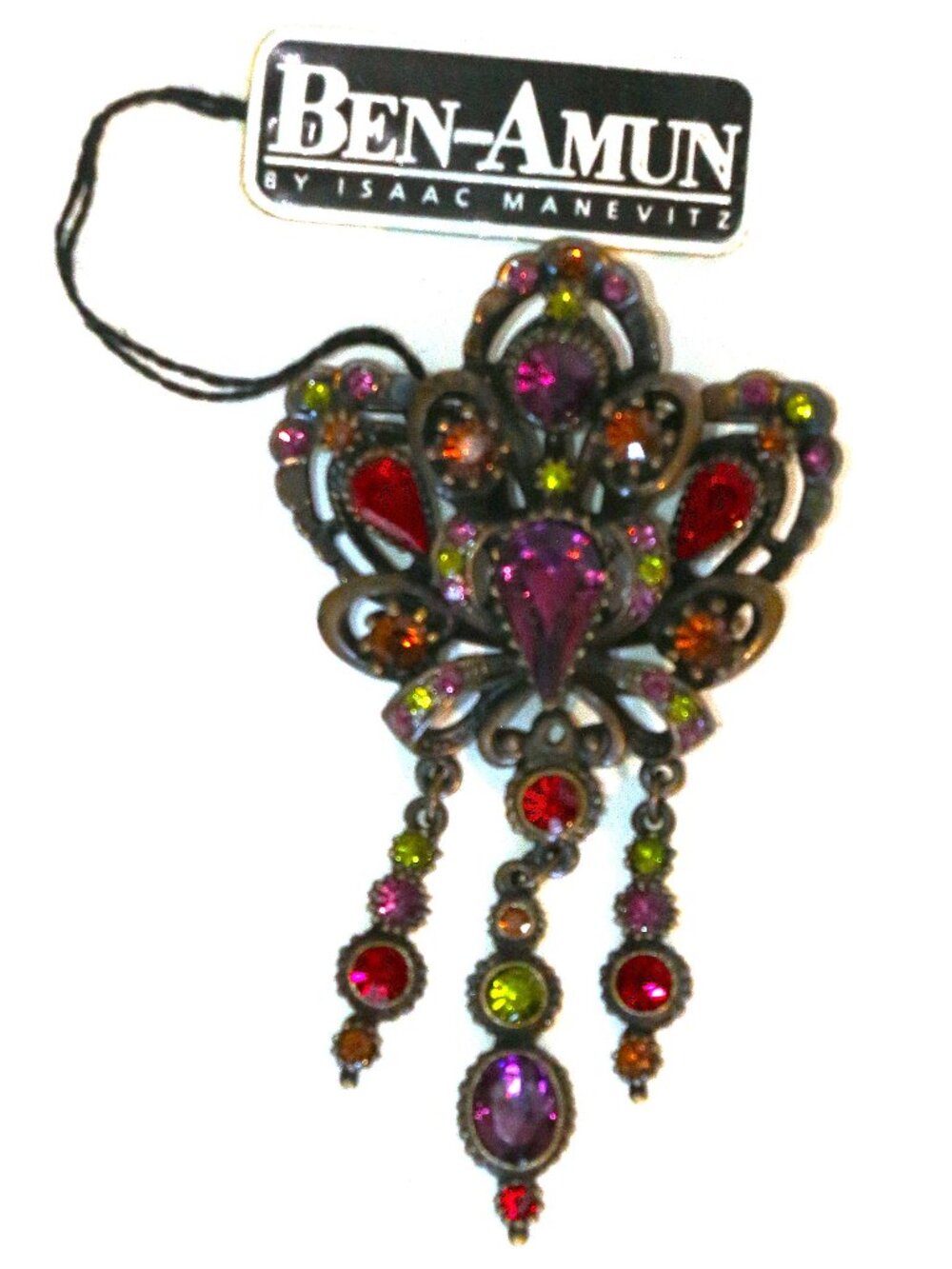 Vintage Colored Pin/Brooch by Isaac Manevitz